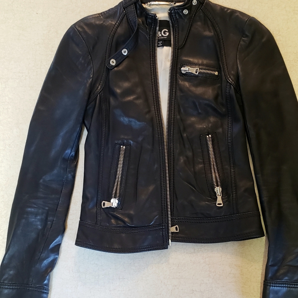 Dolce & Gabbana Leather Jacket
